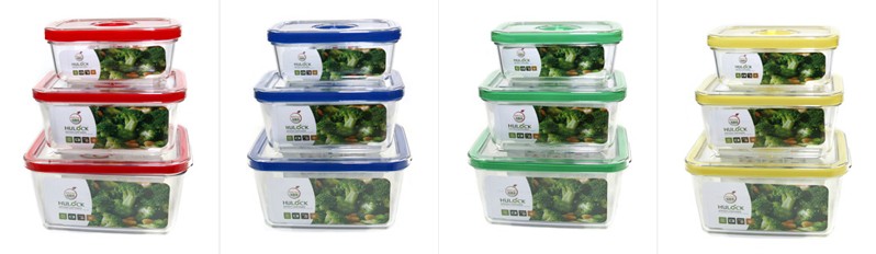 Rectangular Airtight Food Storage Container Sets