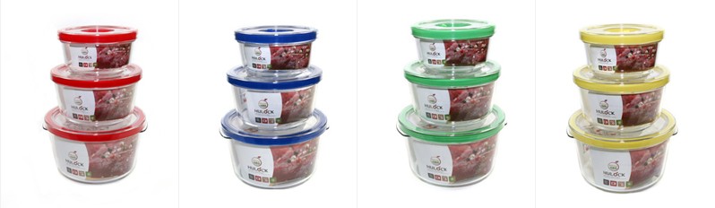 Round Airtight Food Storage Container Sets