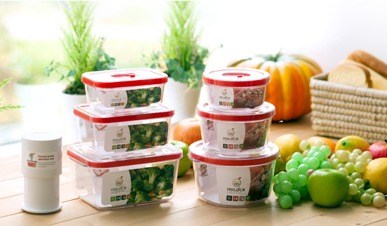 hulock, food saver container korea, food storage gift sets supplier, Rectangular Food Container Sets manufacturer, vacuum pump food container korea